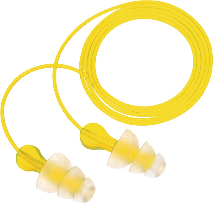 nw-4000370204 3M Hearing protection plugs PN01006 Tri-Flange SNR=29dB vinyl cord w.tape