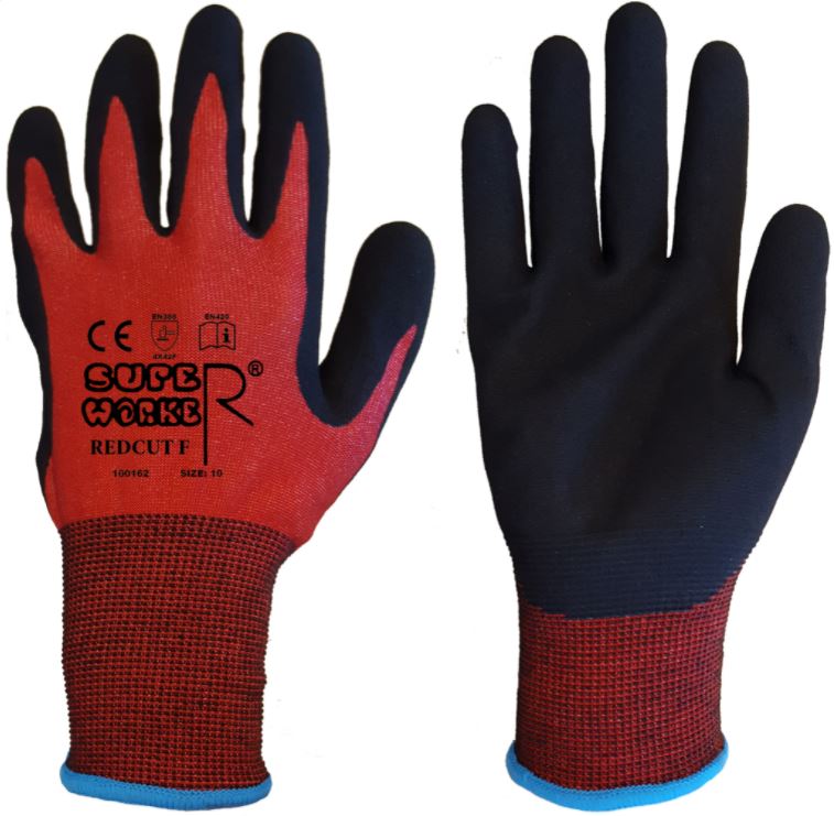 Super Worker Redcut F cut protection gloves level F