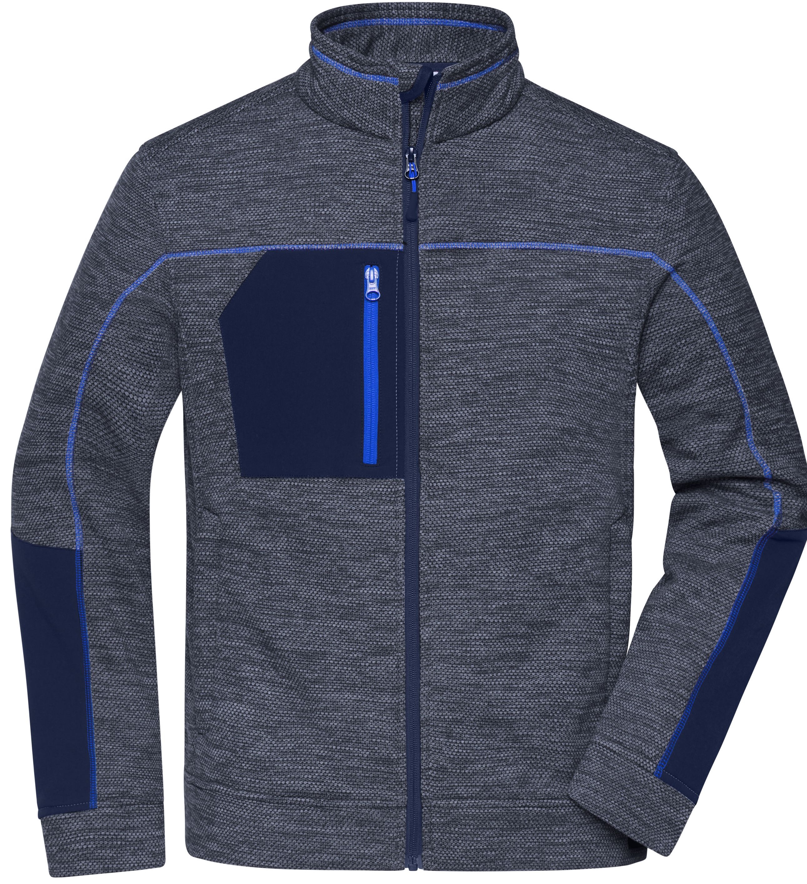 James & Nicholson JN1818 Herren Structure Fleece Jacke in 3 Farben