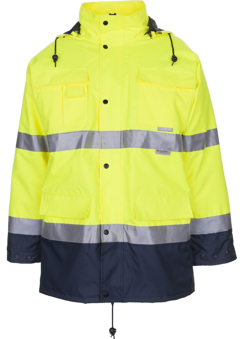 Warnschutz_2057_360_vorne Planam Warnwetterschutz Parka