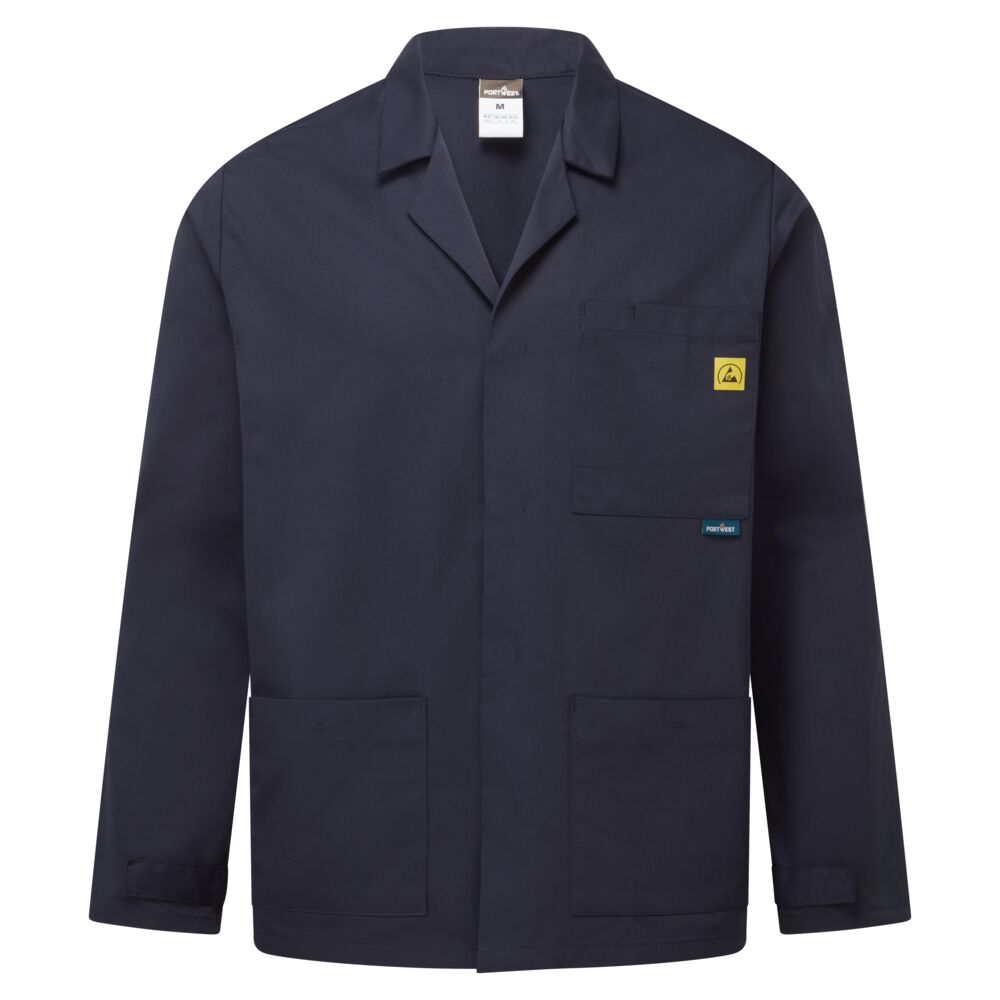 Portwest AS18 antistatische ESD-Laborjacke