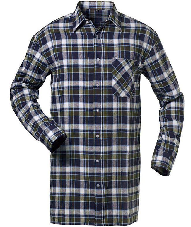 Craftland 1721 JACKSON flannel shirt navy/white/green checkered