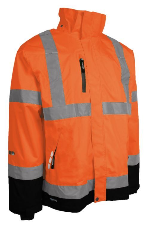 Lyngsøe FOX6055 high visibility rain jacket
