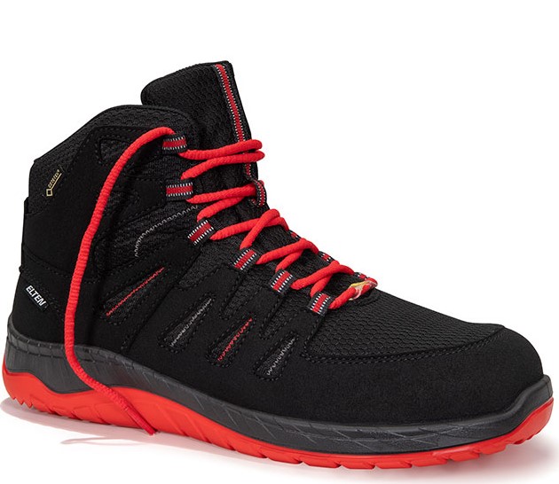 Elten Maddox GTX black-red Mid 769241 Schnürstiefel ESD S3