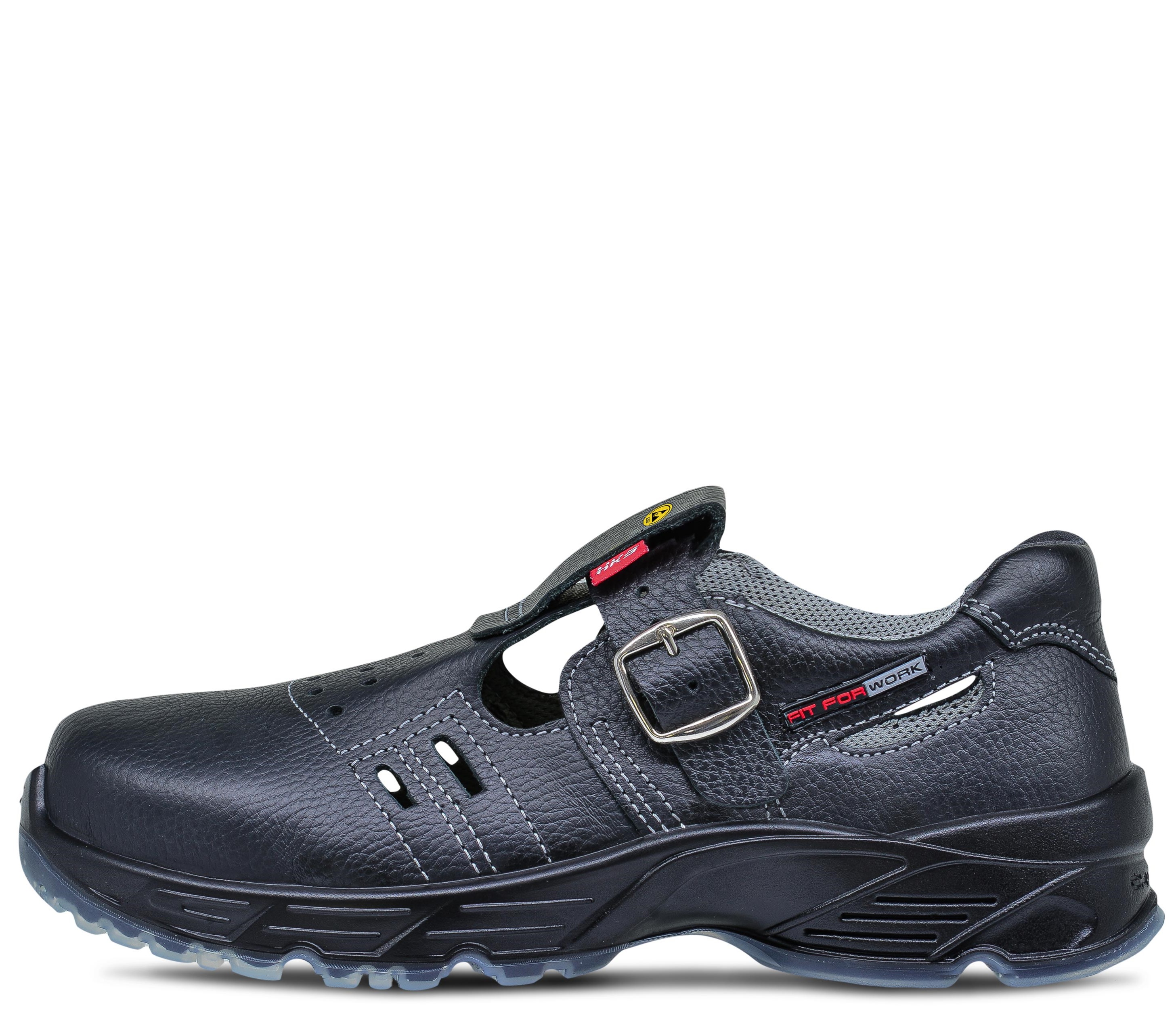 HKS Challenger List Sandalen S1 SRC ESD mit Schnallenverschluss schwarz