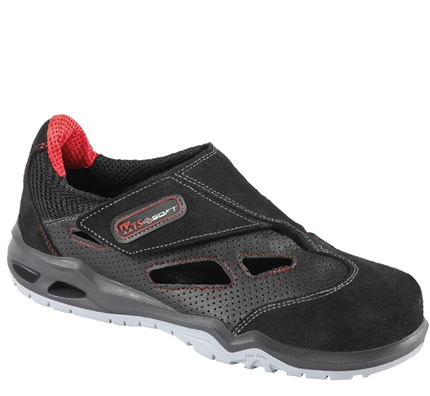 jets1p45819 MTS Jet Flex 45819 Sandals S1P black-grey