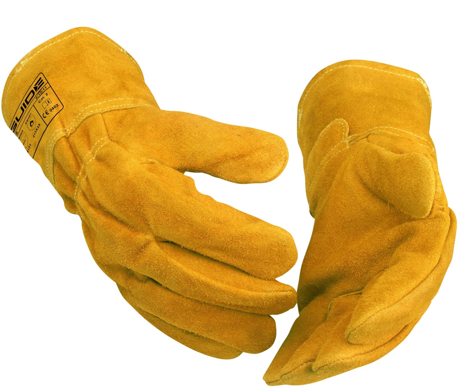 Guide-268 Guide 268 Cow split leather heat protection gloves