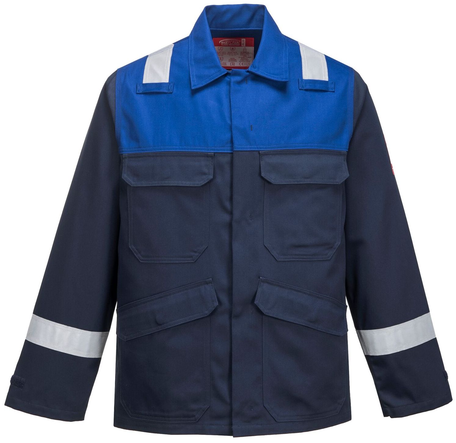 fr55nrr-b1 Portwest Bizflame Plus FR55 Multinorm Waist Jacket