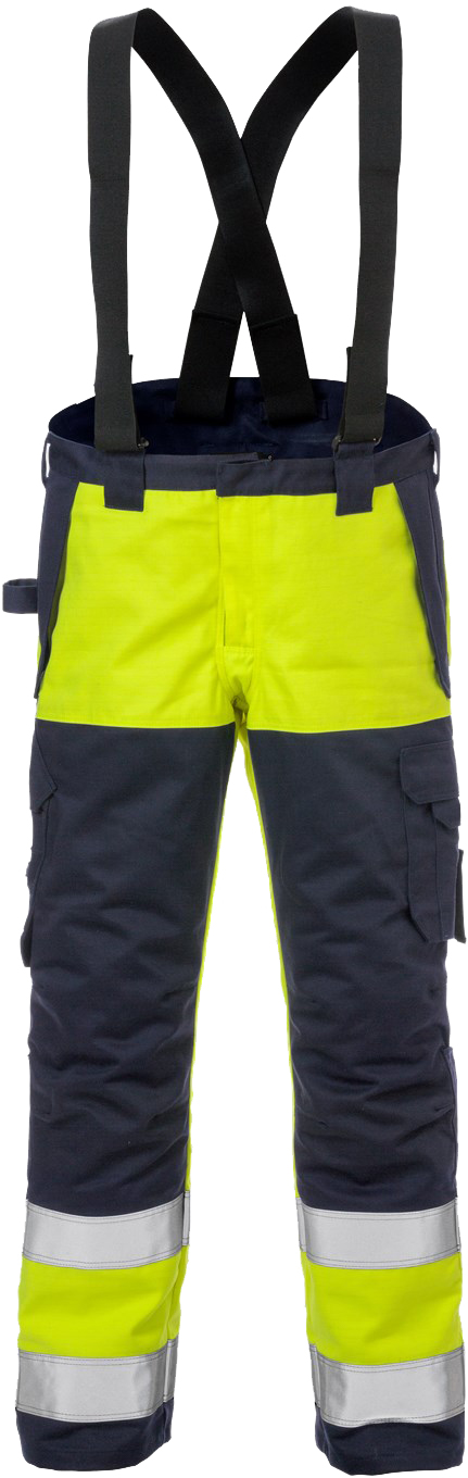 fade360782c8f792ff3b60658ab9c3bb Fristads 125945 Flame High Vis winter trousers class 2 2588 FLAM