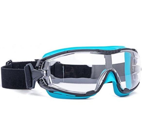 9594166-2 Infield Defendor 9594166 Full view goggles turquoise clear