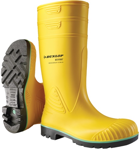 Dunlop Acifort Heavy Duty Full Safety Boots A4422B1 yellow S5