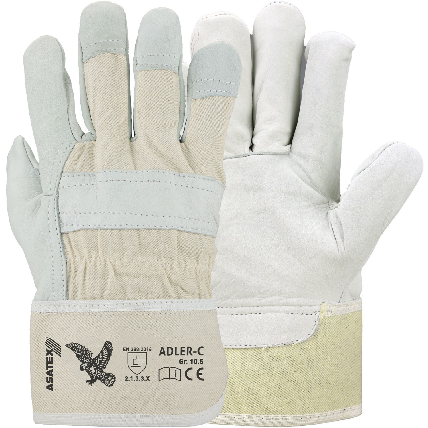 asatex-adler-c ADLER-C cow grain leather protective gloves