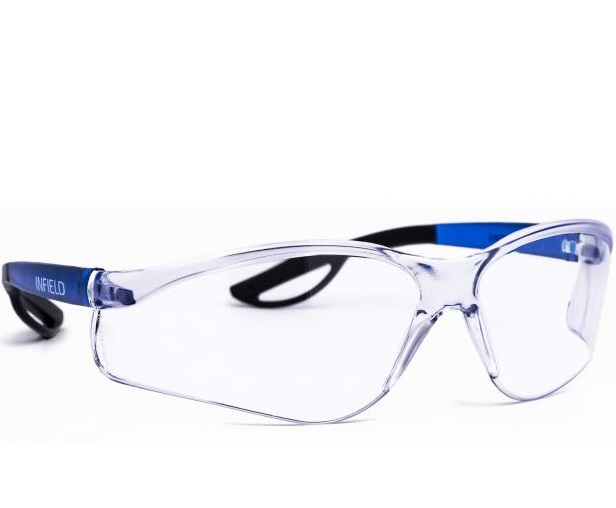 9062155 Infield Raptor 9062155 temple glasses blue clear