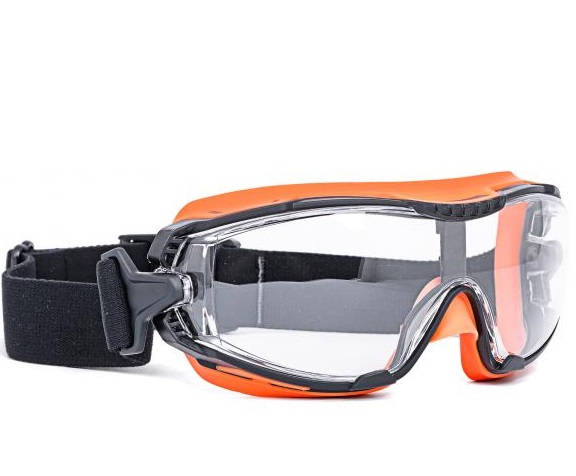 9595166-1 Infield Defendor 9595166 Full view glasses orange clear