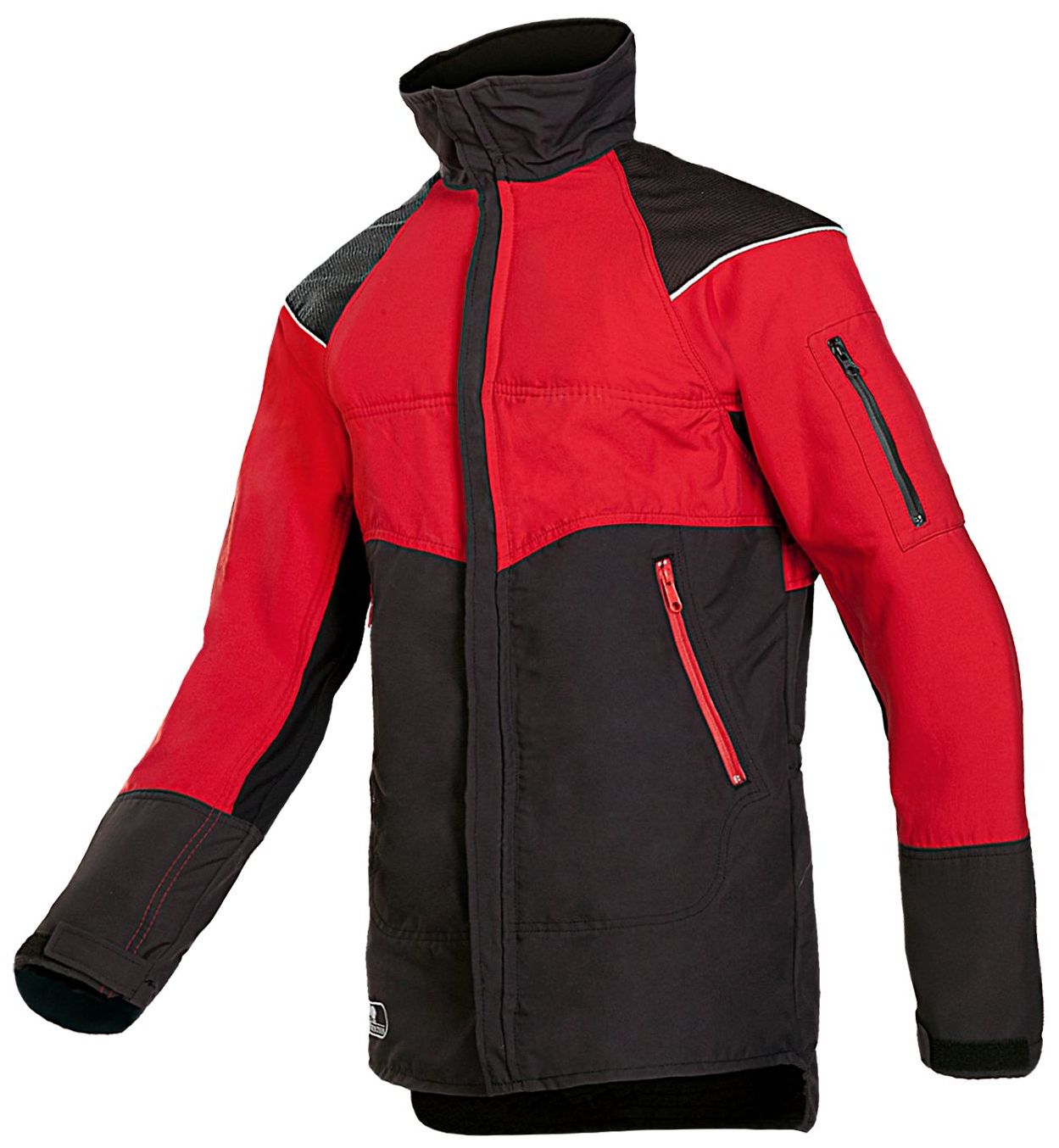 1SIV_939_NA_PH5_SIL SIP Protection 1SIV cut protection jacket class 1 grey-red