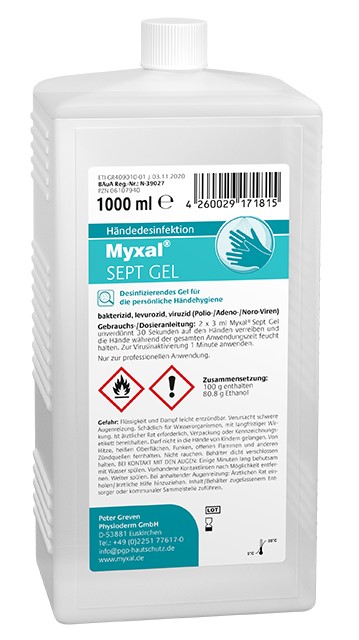 greven17AIY41azB3ruxC Greven Disinfection gel Sept Gel 1 litre hard bottle