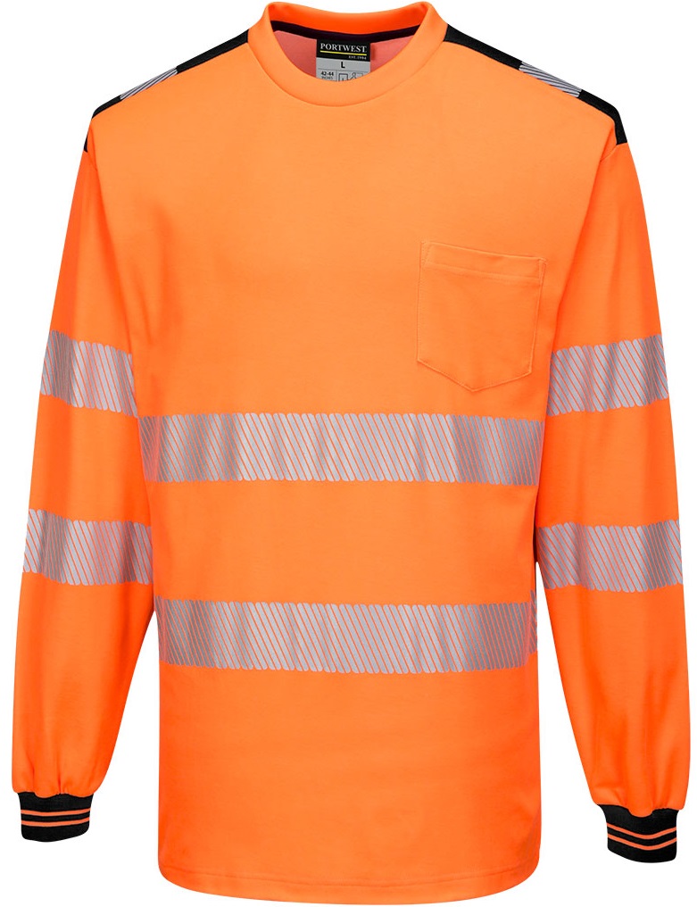 leuchtorange-schwarz