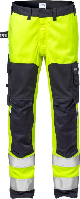 129517-171-b1 Fristads 129517 Flamestat High Vis Stretch Trousers 2161 ATHF