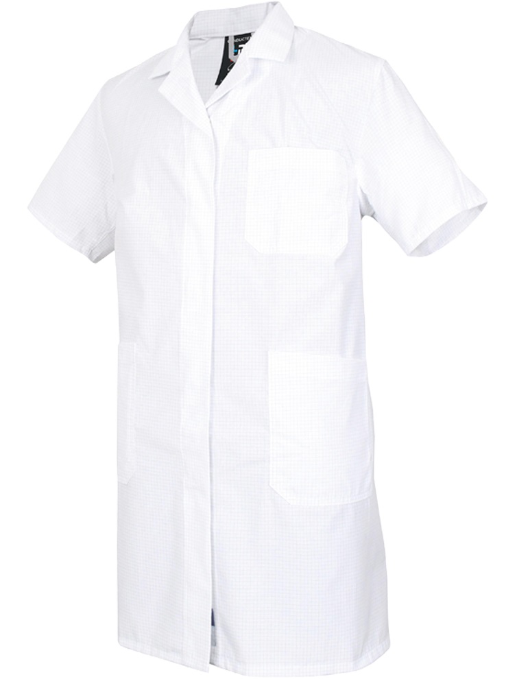 08005-48011-011-10 HB CONDUCTEX ESD ladies' coat short sleeve 08005 48019 005