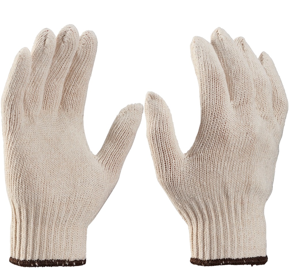 516-518-3 HansaTec 516 Medium quality cotton protective gloves