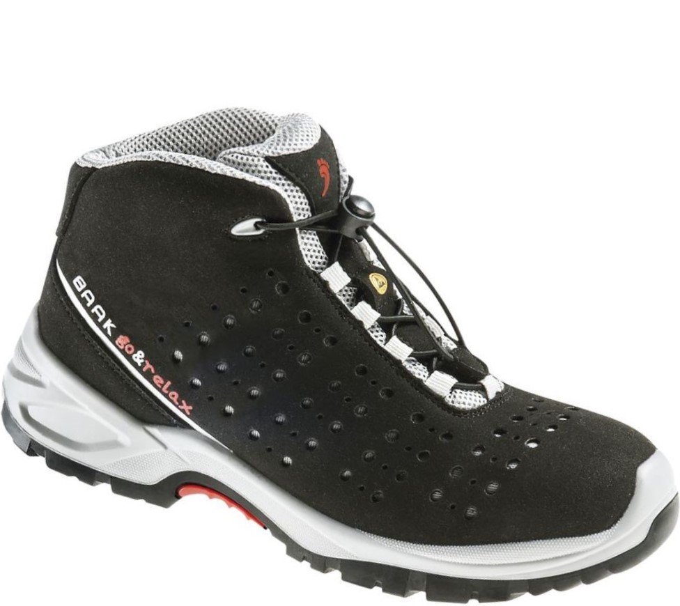 7337-XW Baak 7337-XW Hendrik lace-up boot S1P SRC ESD width 13 black-grey