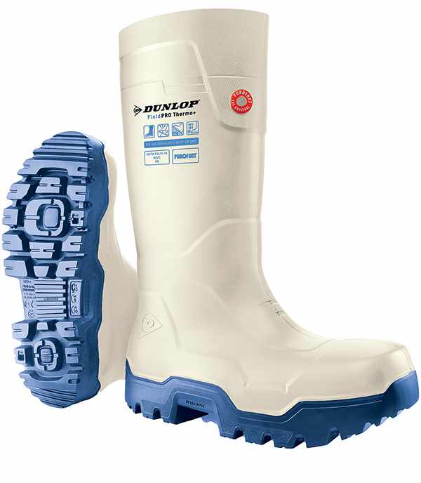 Dunlop Stiefel LP8JB01 FieldPRO Thermo + S5L weiß