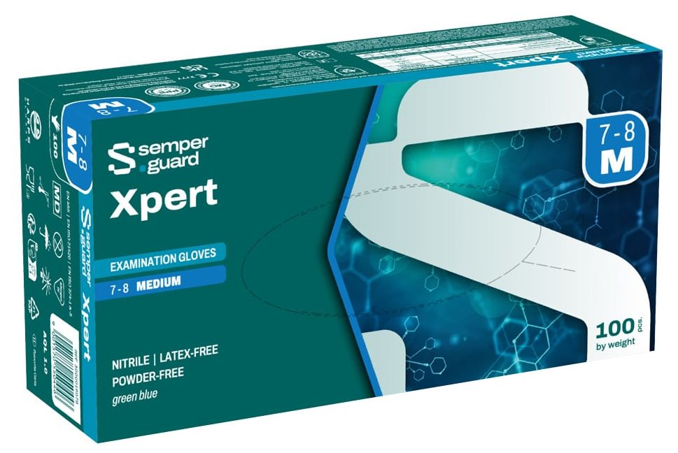 Semperguard 0445 Nitrile Xpert disposable gloves blue