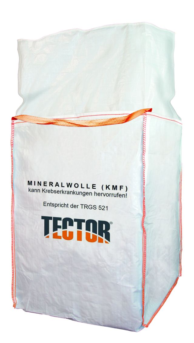 84678nRMjM1e9tYaP Tector 8467 Big bag mineral wool 90 x 90 x 120 cm with imprint