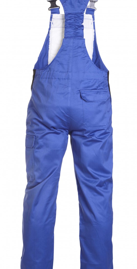 Hydrowear 043451K Maarssen Multi Cotton Dungarees Royal Blue