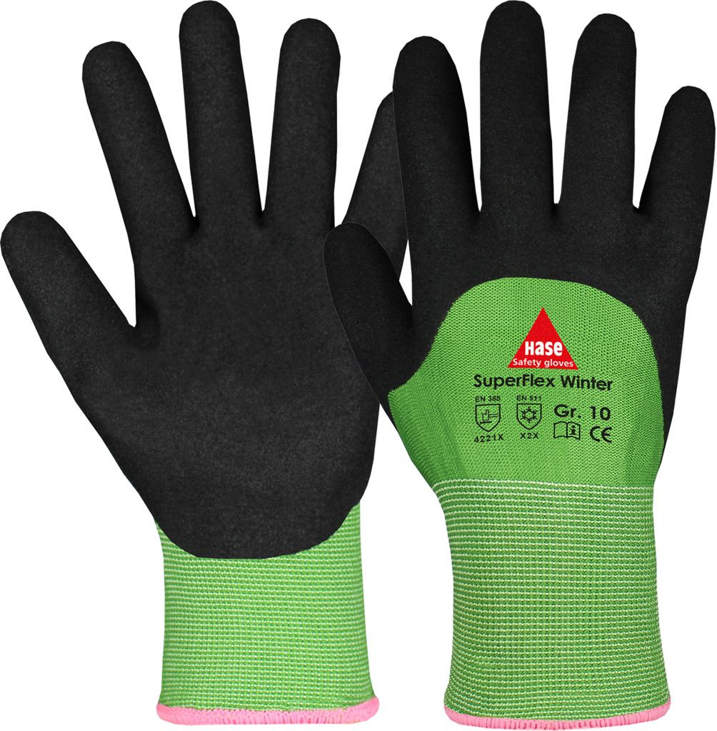 asset0000000844201912102210 Hase 508620 SUPERFLEX WINTER Cold protection gloves with nitrile coating