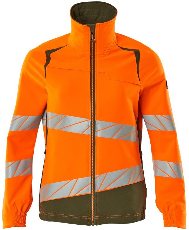 leuchtorange-moosgrün