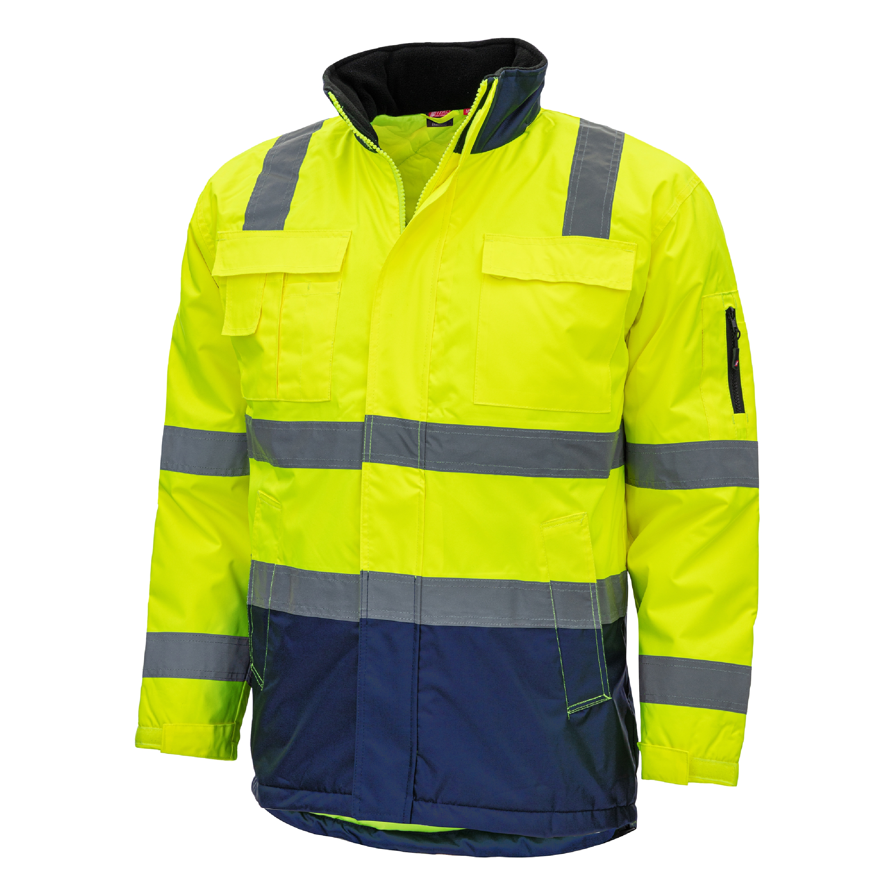 7145_4021_001 Nitras Motion Tex Viz 7145 (ex: Nighthawk P) Warning parka bright yellow-blue
