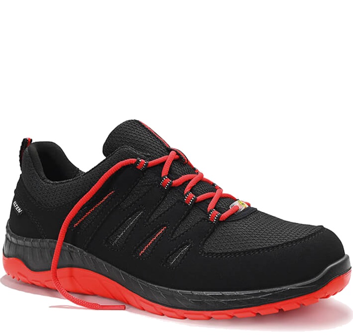 Elten Maddox black-red Low 729561 Halbschuhe ESD S3