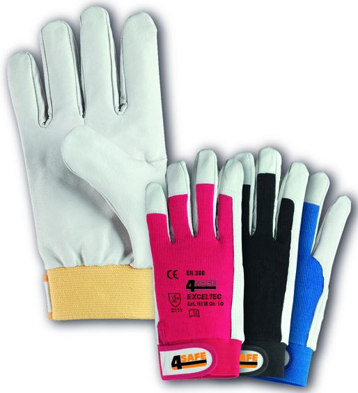 h1m 4Safe H1M Exceltec nappa leather protective gloves