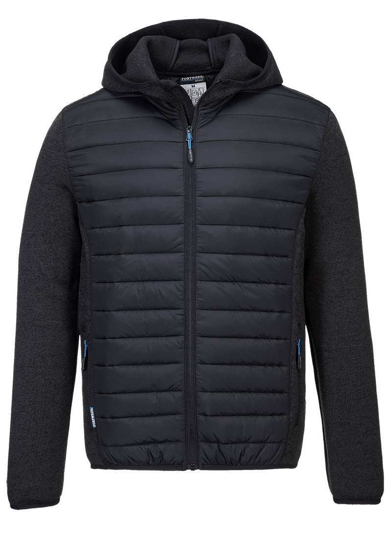 T832GMR Portwest T832 KX3 quilted jacket graphite grey