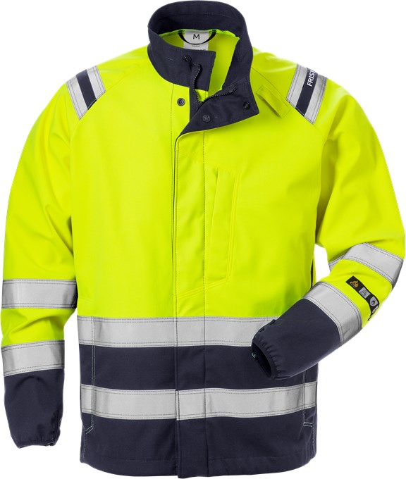 127669-171-b1 Fristads 127669 Flamestat high-visibility softshell jacket 4016 FSS