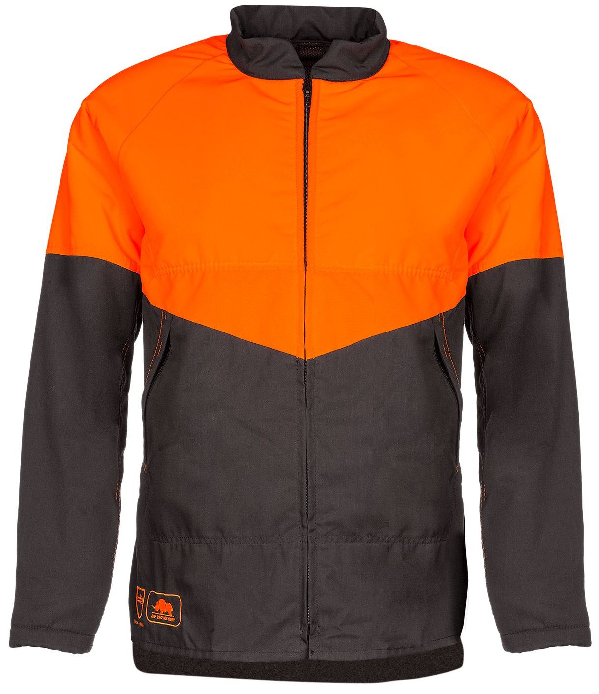 1RJ1_130___FR SIP Protection BasePro 1RJ1 cut protection jacket bright orange-anthracite