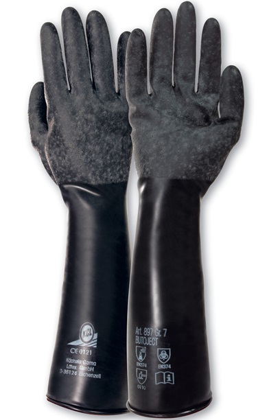 boe-897-1 KCL Butoject 897+ Butyl chemical protective gloves