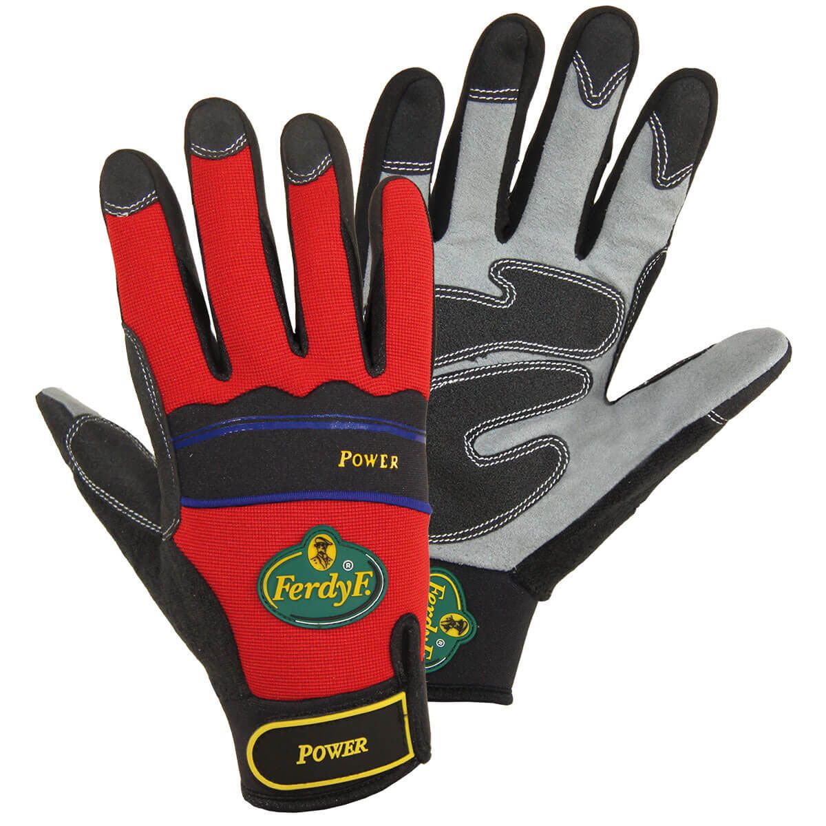 FerdyF. 1910 Power Synthetic Leather Mechanic Gloves