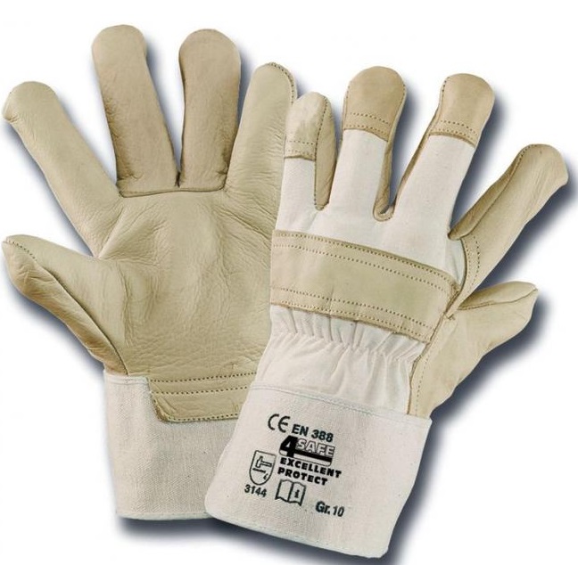 hkt8701 4Safe HKT8701 Excellent V cow grain leather gloves