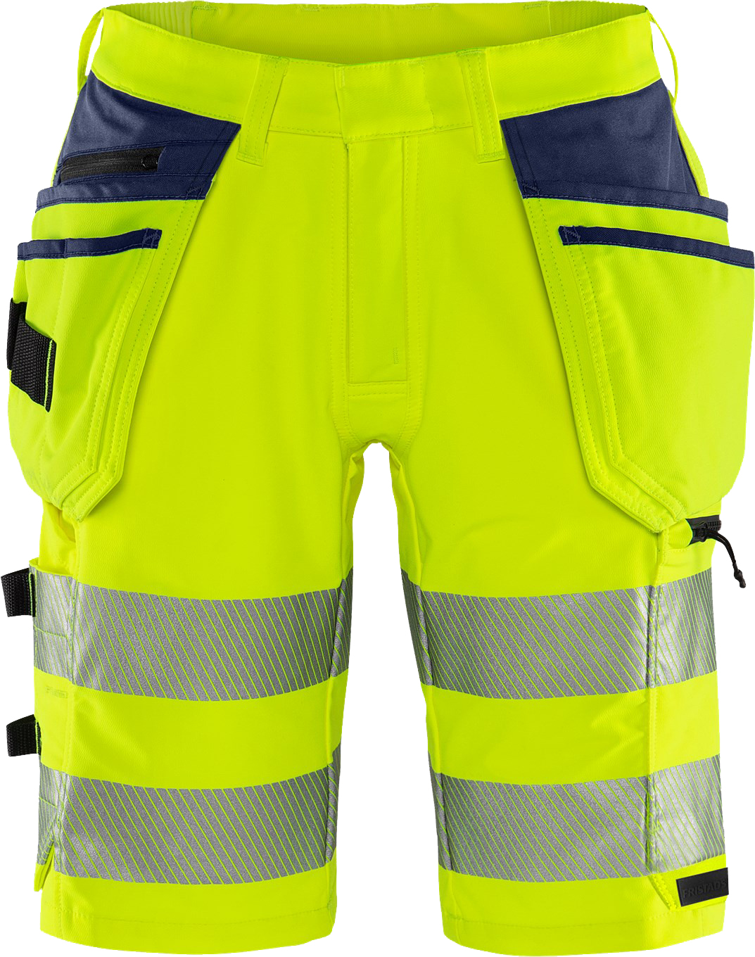 3bfed0cd0650838f233ffb19ffbb4975 Fristads 134191 High Vis Green Handwerker Stretch-Shorts Kl. 2 2646 GSTP