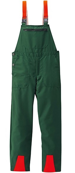 8130-4 Scheibler Elutex cut protection dungarees Basic green-orange