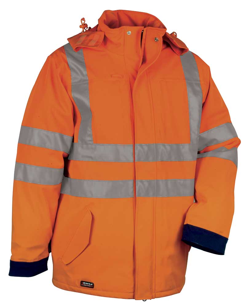 541bfdf2-6b38-4ece-9cf9-18ffc0a8018e COFRA Glitter V077-0 high visibility padded jacket