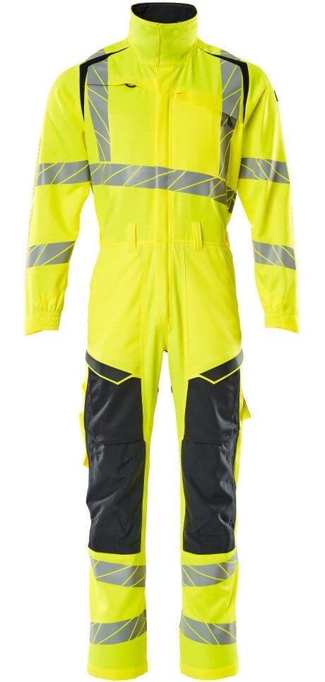 19519-236-17010_P01_1000pxWeb Mascot ACCELERATE SAFE 19519-236 High visibility coverall with knee pockets