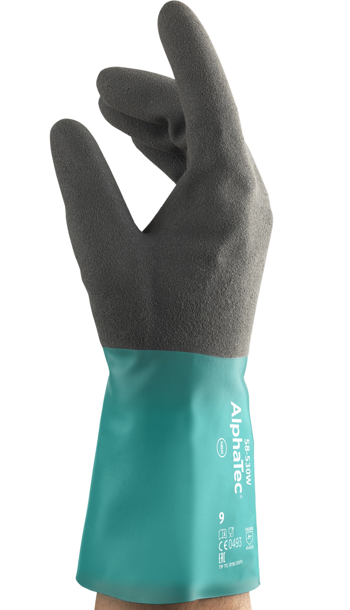 Ansell AlphaTec 58-530W Chemical protection gloves