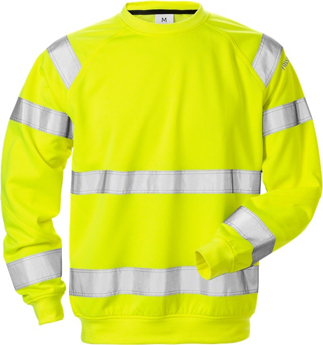 Fristads 110151 High Vis warning sweatshirt 7446 SHV