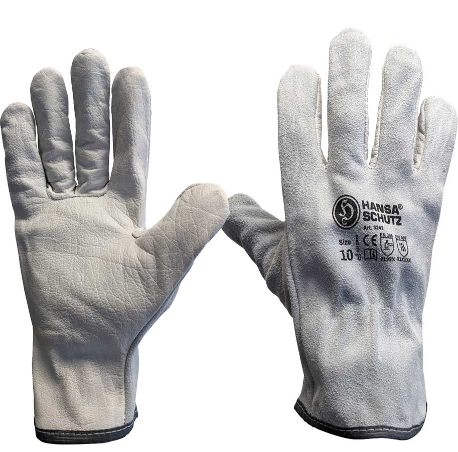 3242 HansaTec 3242 Driver gloves with split leather back