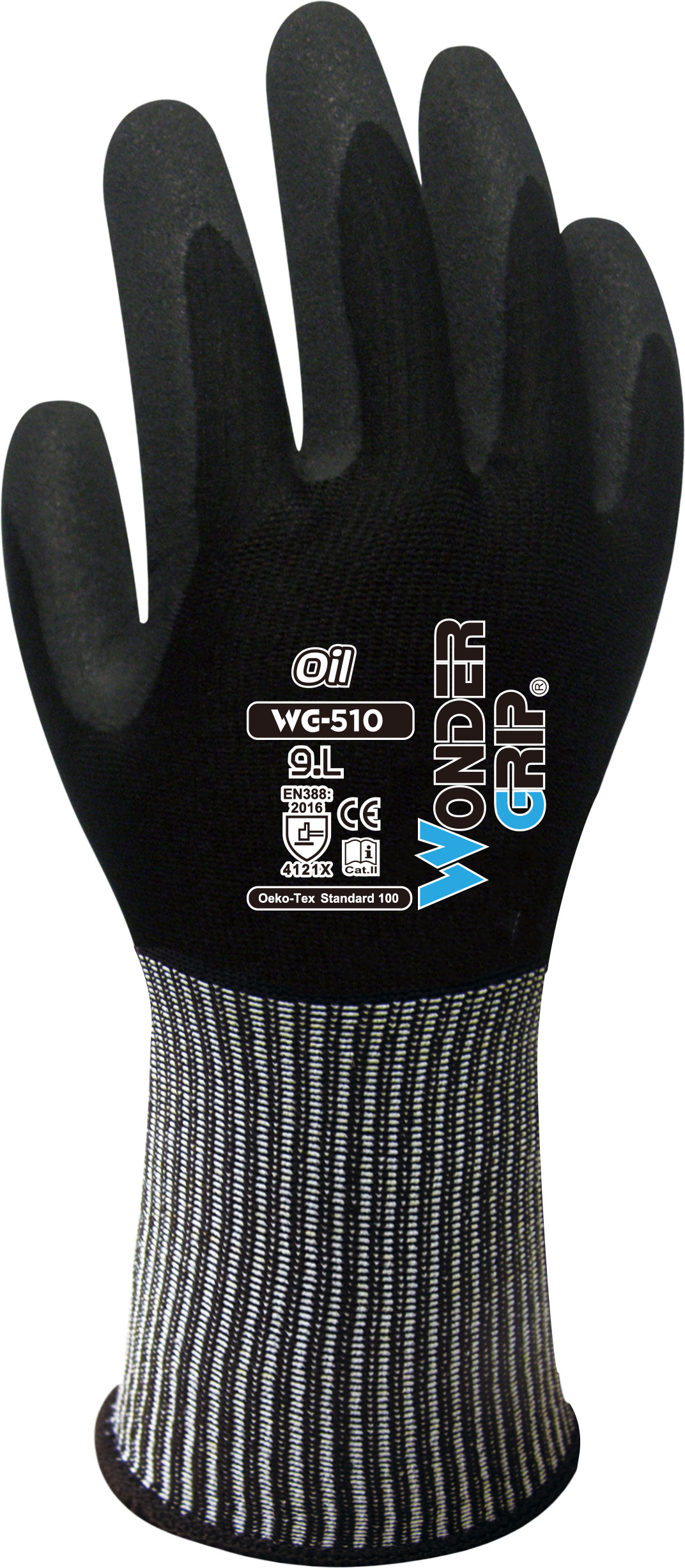 Wonder Grip Oil WGS 510 protective gloves with nitrile foam coating