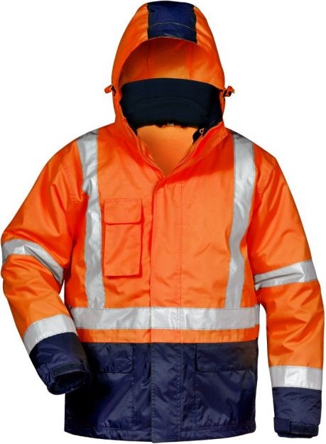 Safestyle 23503 UDO 3 in 1 warning jacket light orange navy