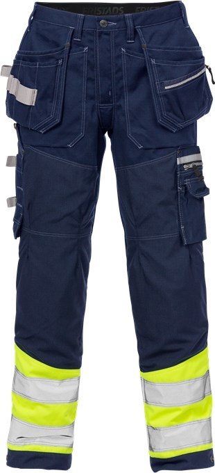 1pbv9IEa3jNVsU Fristads 122191 High Vis workman pants 2127 CYD with high-visibility protection